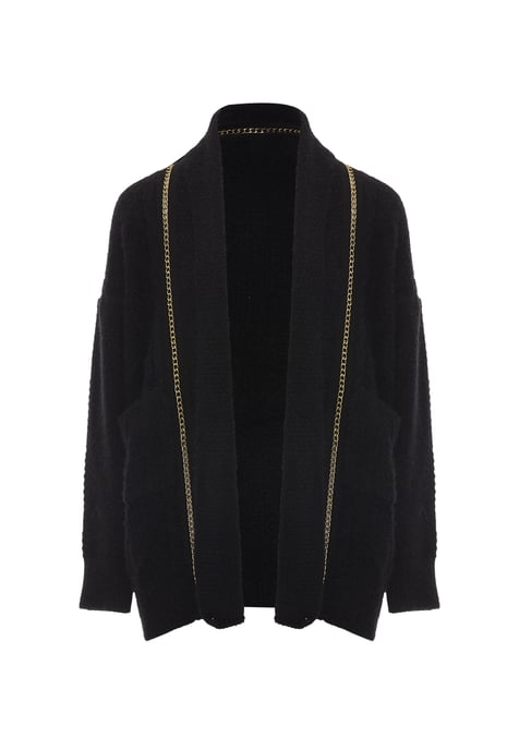 Faina Strickjacke Damen schwarz - Image 1