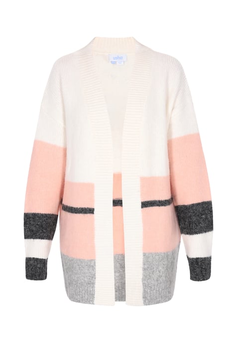 usha Strickjacke Damen Beige Mehrfarbig - Image 2