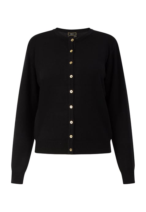 Faina Strickjacke Damen schwarz - Image 1