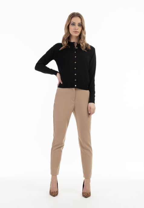 Faina Strickjacke Damen schwarz - Image 2