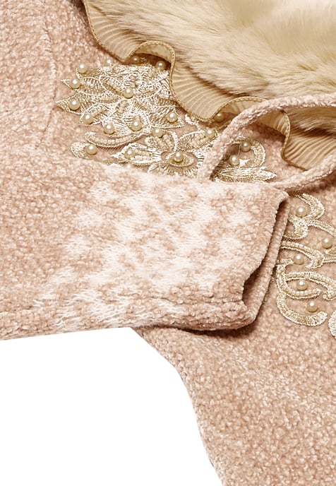 Faina Strickjacke Damen Beige - Image 3