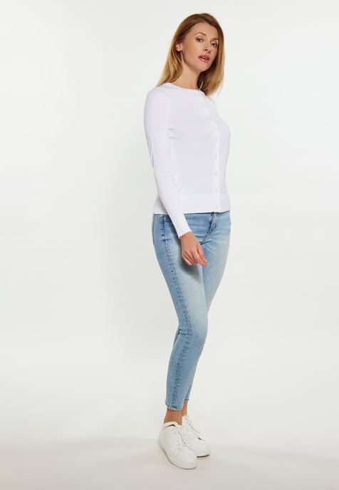 usha Strickjacke Damen weiss - Image 2