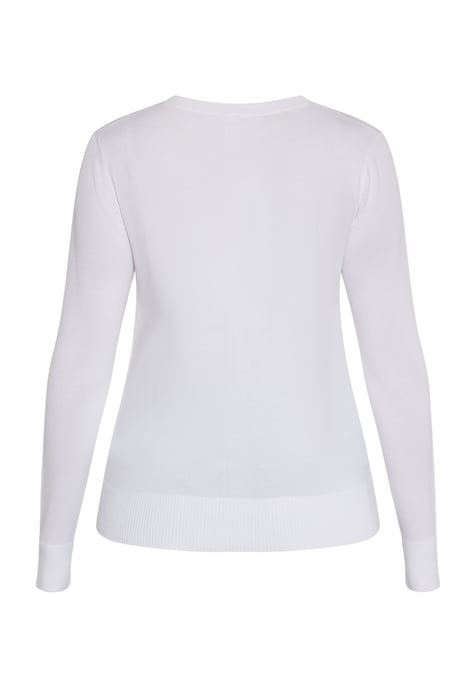 usha Strickjacke Damen weiss - Image 4