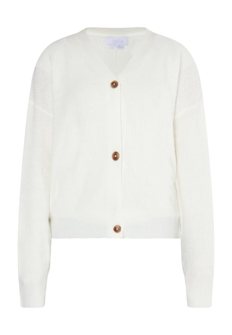 usha Strickcardigan Damen weiss - Image 1