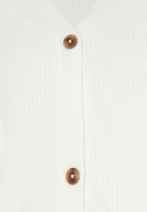 usha Strickcardigan Damen weiss - Image 3