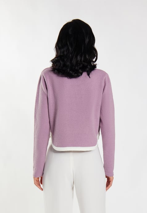 Faina Strickjacke Damen Mauve - Image 4