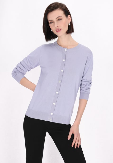 usha Strickjacke Frauen hellblau - Image 3