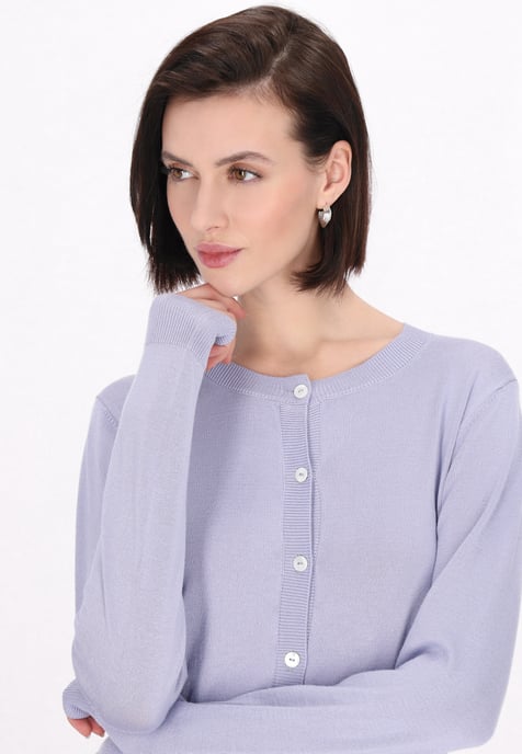 usha Strickjacke Frauen hellblau - Image 5