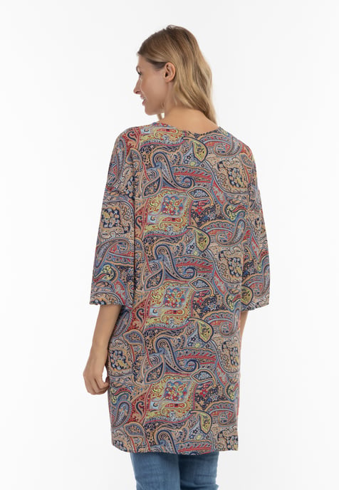 usha Kimono Damen Marine Mehrfarbig - Image 4