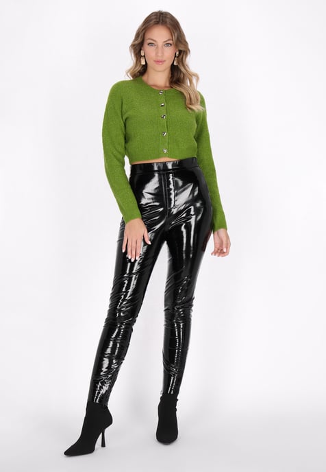 Faina Strickjacke Damen grün - Image 2