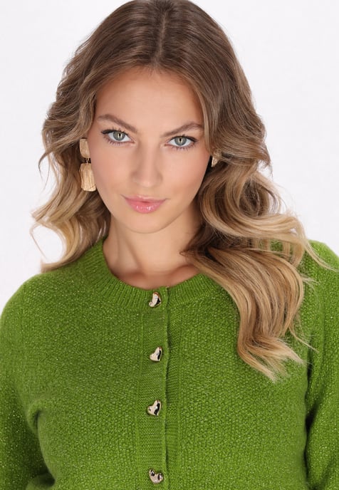 Faina Strickjacke Damen grün - Image 5
