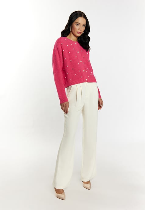Faina Strickjacke Damen Rosa - Image 2