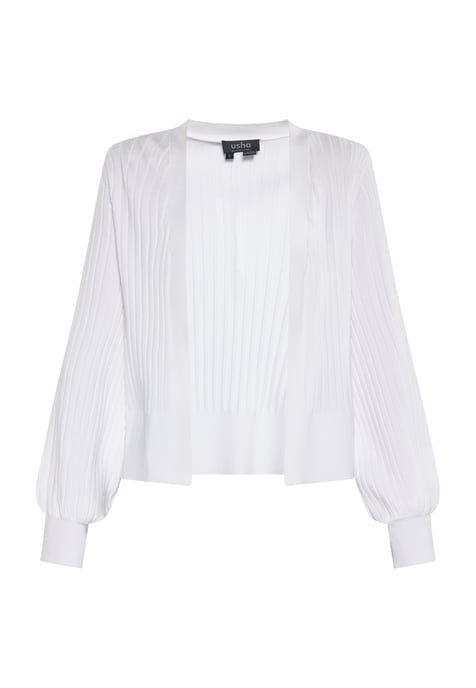 usha Strickjacke Damen weiss - Image 1