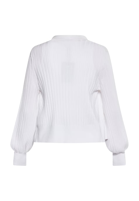 usha Strickjacke Damen weiss - Image 4