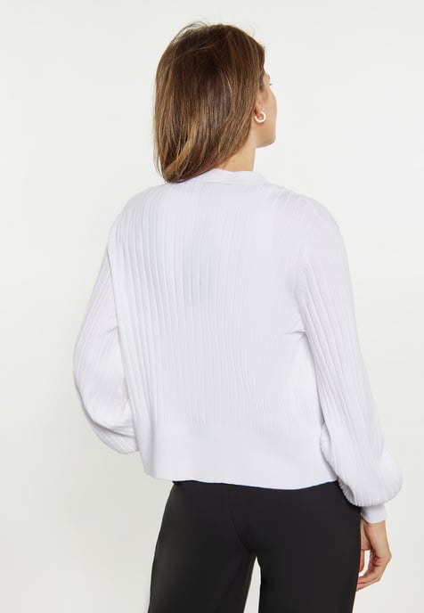 usha Strickjacke Damen weiss - Image 5