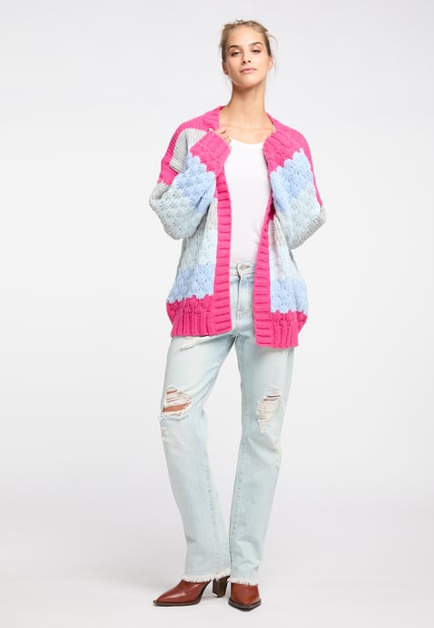 IZIA Offener Cardigan Damen Rosa - Image 2