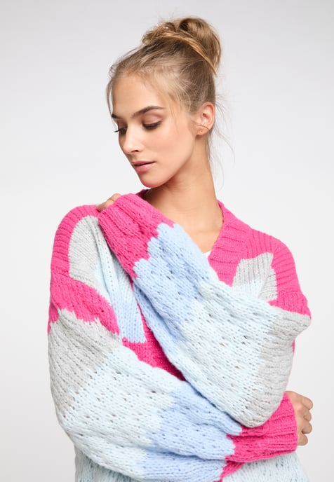 IZIA Offener Cardigan Damen Rosa - Image 5