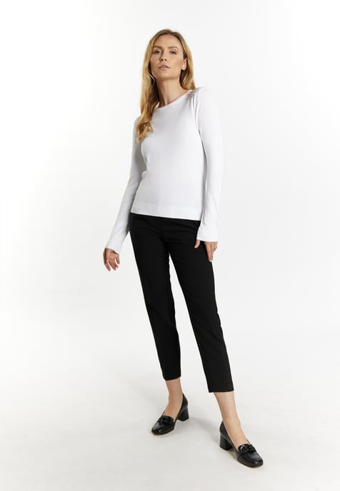 usha Strickpullover Damen weiss - Image 2
