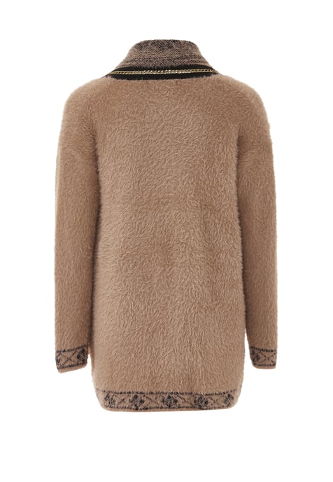 Faina Strickjacke Damen dunkelrosa - Image 2
