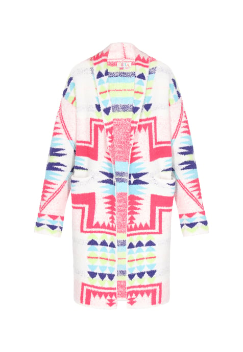 IZIA Strickjacke Frauen cremeweiß mehrfarbig - Image 1