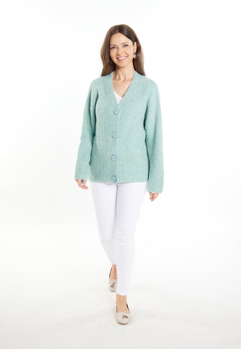 usha Strickcardigan Damen Eismint Melange - Image 2