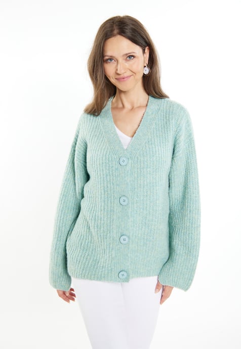 usha Strickcardigan Damen Eismint Melange - Image 3