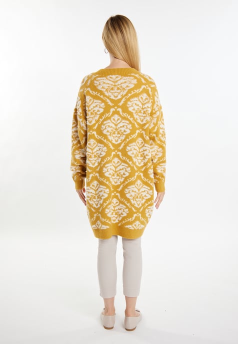 usha Strickjacke Damen Curry Mehrfarbig - Image 3
