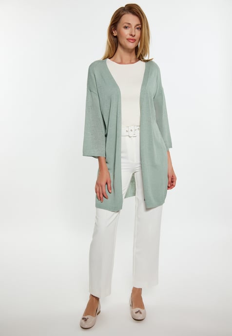 usha Strickjacke Damen Salbeigrün - Image 2