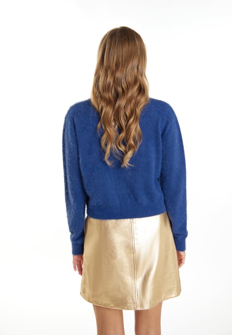 Faina Strickjacke Damen Marine - Image 4