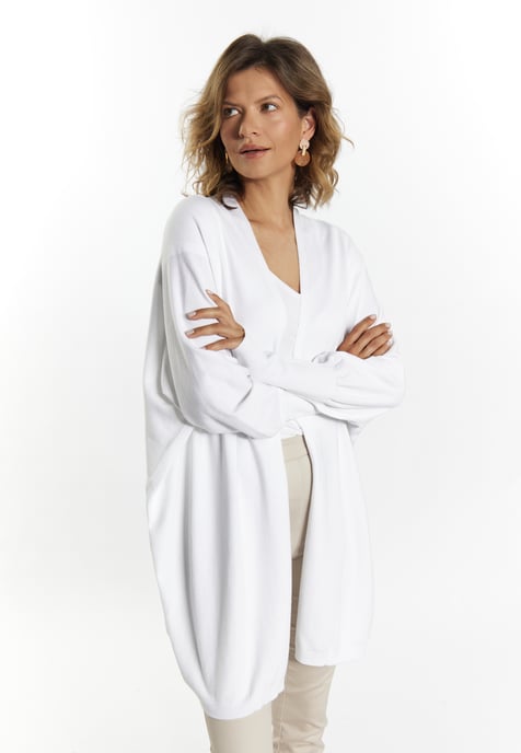usha Strickcardigan Damen weiss - Image 3