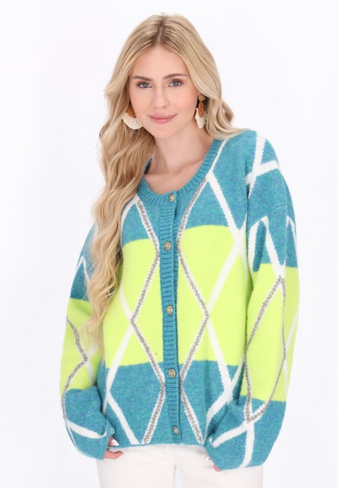 IZIA Strickjacke Frauen türkisfarbene Limette - Image 3