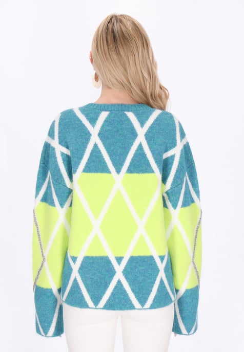 IZIA Strickjacke Frauen türkisfarbene Limette - Image 4