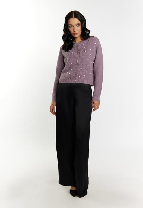 Faina Strickjacke Damen Mauve - Image 2