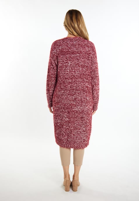 usha Strickmantel Damen dunkelrot - Image 4