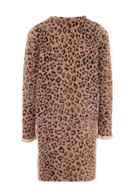 Faina Strickjacke Damen Dunkelrosa Schwarz - Image 2