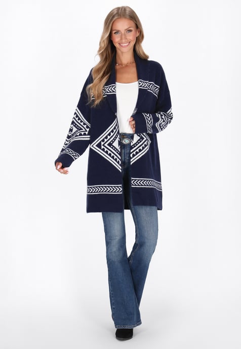 IZIA Strickjacke Frauen Marine - Image 2