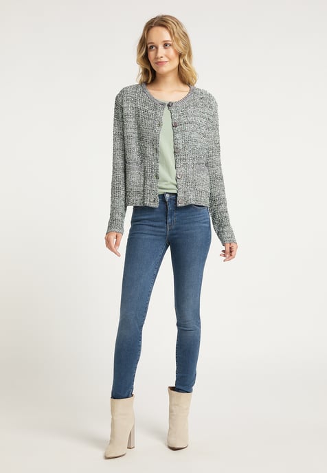 usha Strickjacke Damen türkis - Image 2