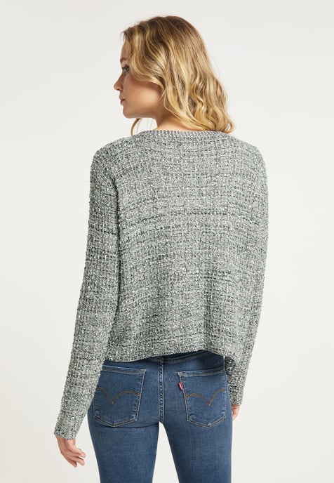 usha Strickjacke Damen türkis - Image 3