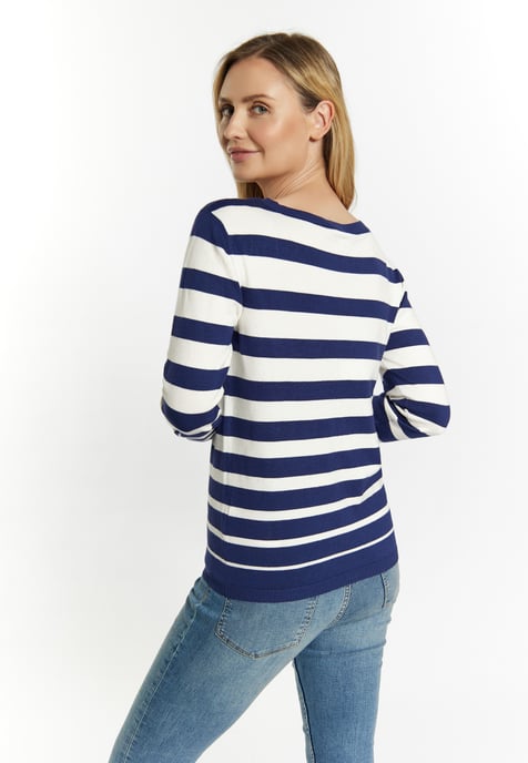 usha Strickjacke Damen Meereswollweiß - Image 4