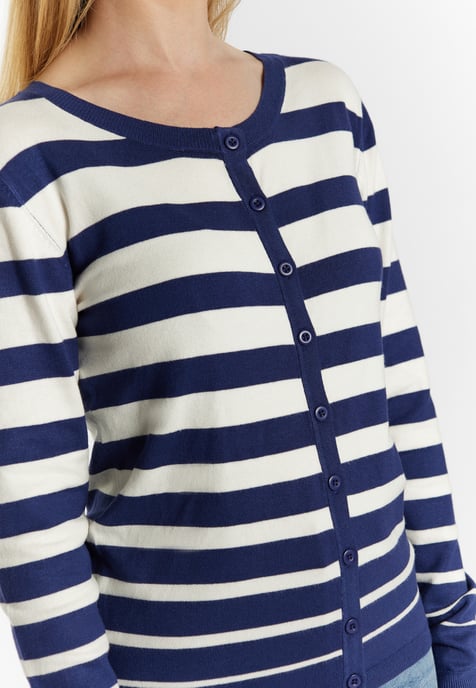 usha Strickjacke Damen Meereswollweiß - Image 5