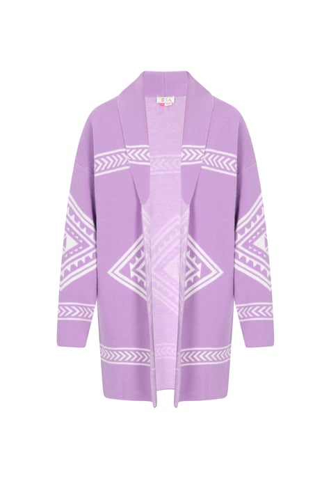 IZIA Strickjacke Frauen Lavendel - Image 1