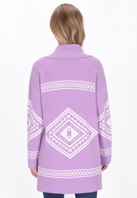 IZIA Strickjacke Frauen Lavendel - Image 4