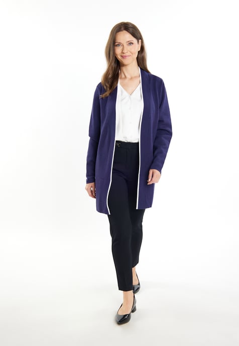 usha Strickcardigan Damen marine weiss - Image 2