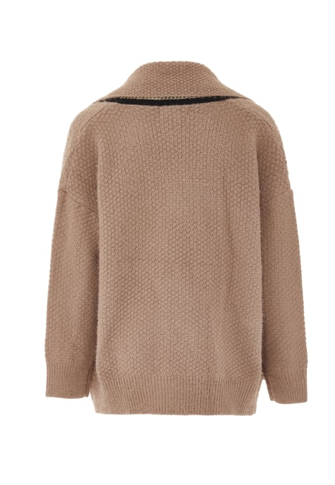 Faina Strickjacke Damen dunkelrosa - Image 2