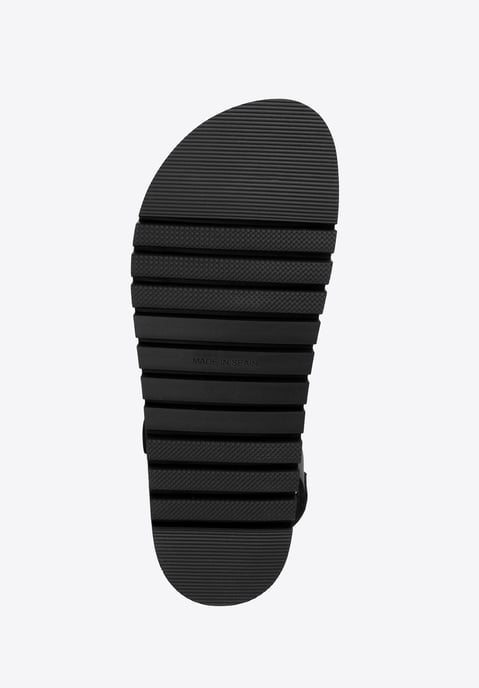 Wittchen Damen-Ledersandalen mit Nieten, Schwarz, Naturleder - Image 6