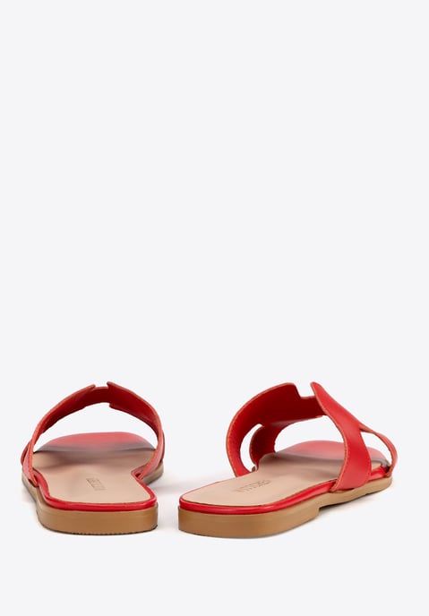 Wittchen Damen-Ledersandalen in H-Form, Rot, Naturleder - Image 4