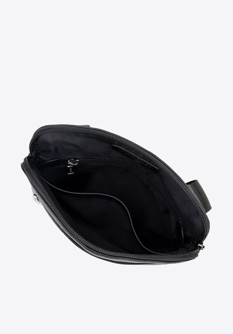 Wittchen Herren-Umhängetasche, klein, aus Kunstleder, schwarz - Image 4