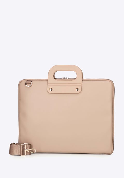 Wittchen Damen-Laptoptasche 15" aus Kunstleder, Beige, Öko-Leder - Image 3