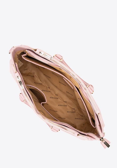 Wittchen Damen-Laptoptasche (14, 5 Zoll) aus Kunstleder, Rosa - Image 3