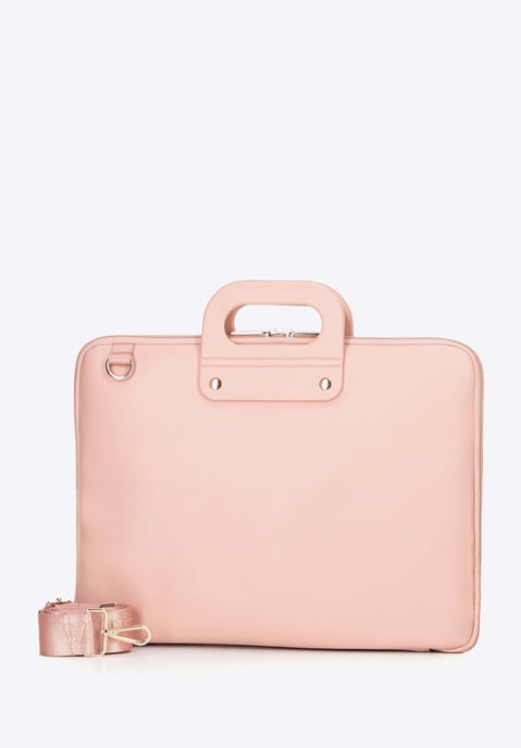 Wittchen Damen-Laptoptasche (15 Zoll) aus Kunstleder, Rosa - Image 3